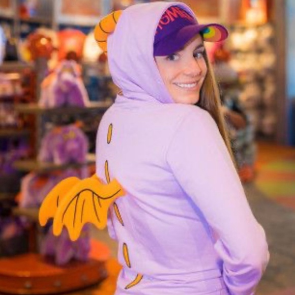 Women’s WDW Official Merchandise Figment Full-Zip Hoodie - Picture 5 of 7